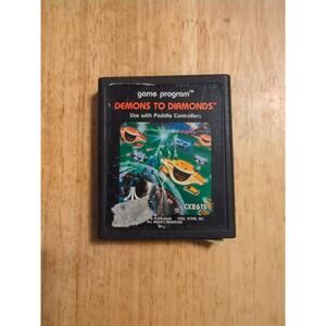 Atari 2600 Game Tested and Working Demons To Diamonds